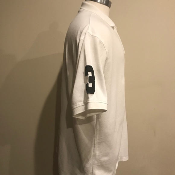 ⛔️SOLD⛔️Beverly Hills Polo white shirt size XXL - Picture 3 of 4